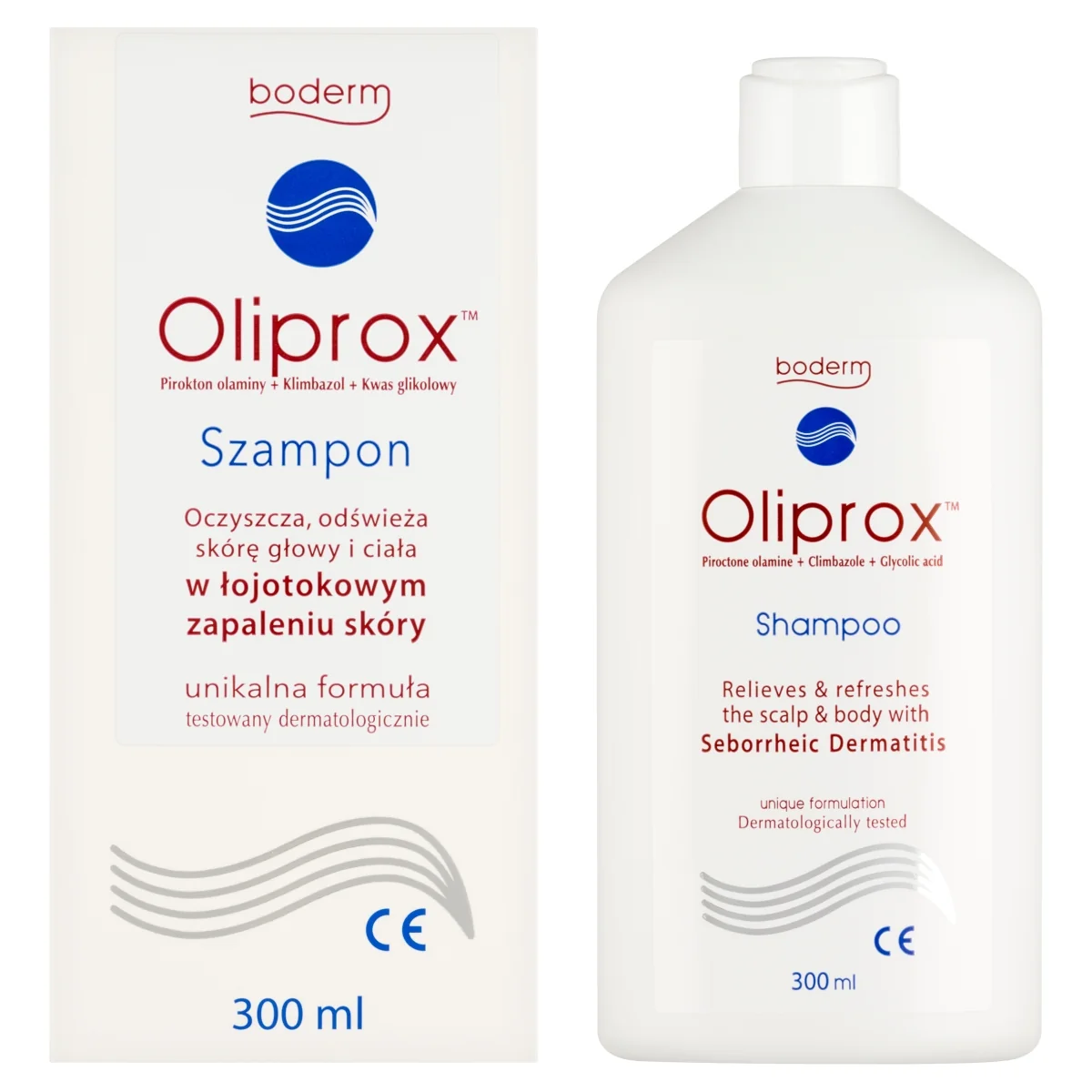 Oliprox szampon przeciwłupieżowy na ŁZS, łupież i grzybicę skóry, 300 ml