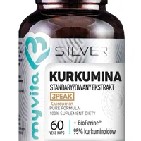 MyVita Silver, Kurkumina, suplement diety, 60 kapsułek