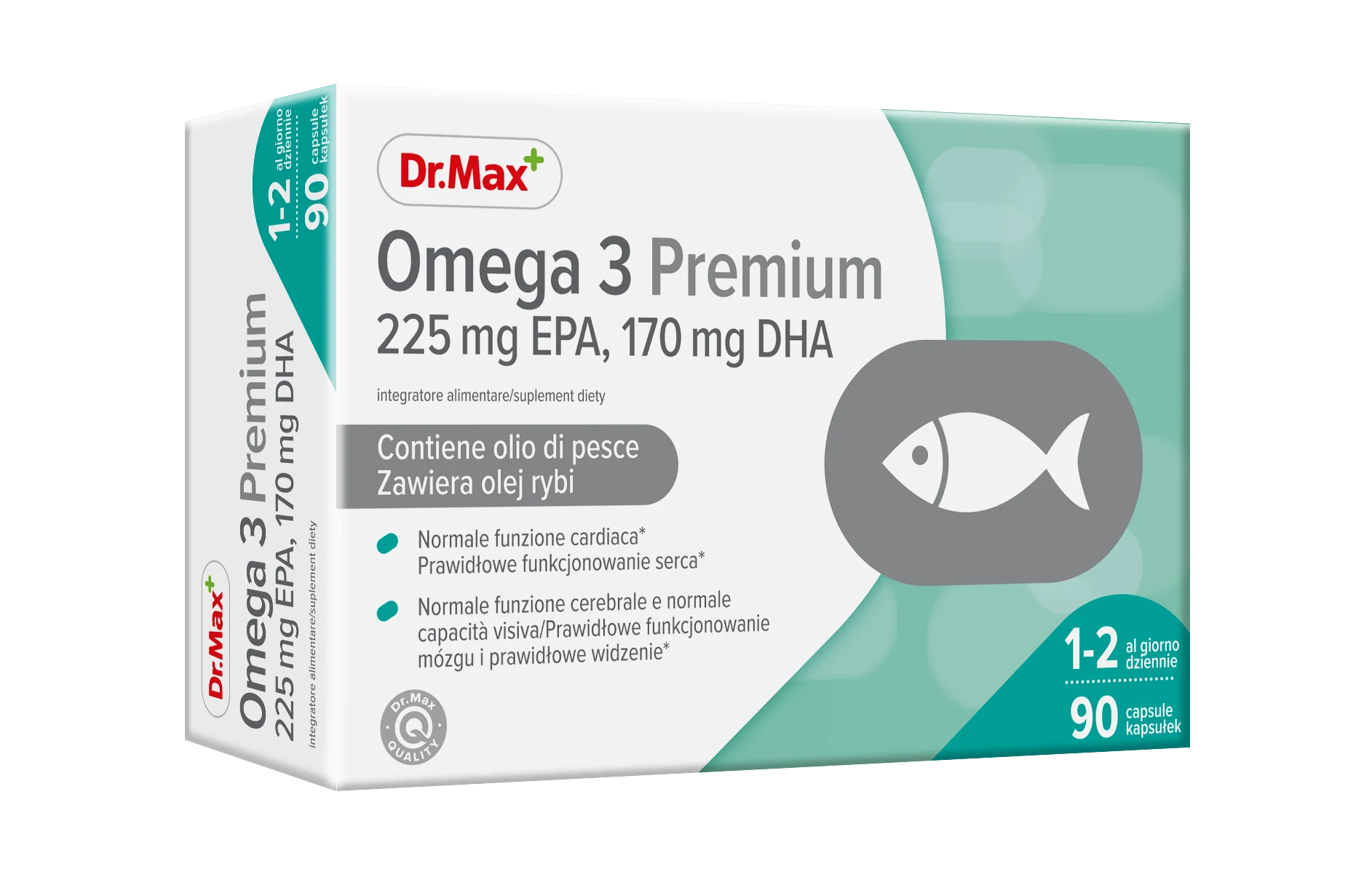 Omega 3 Premium Dr. Max suplement diety, 90 kapsułek