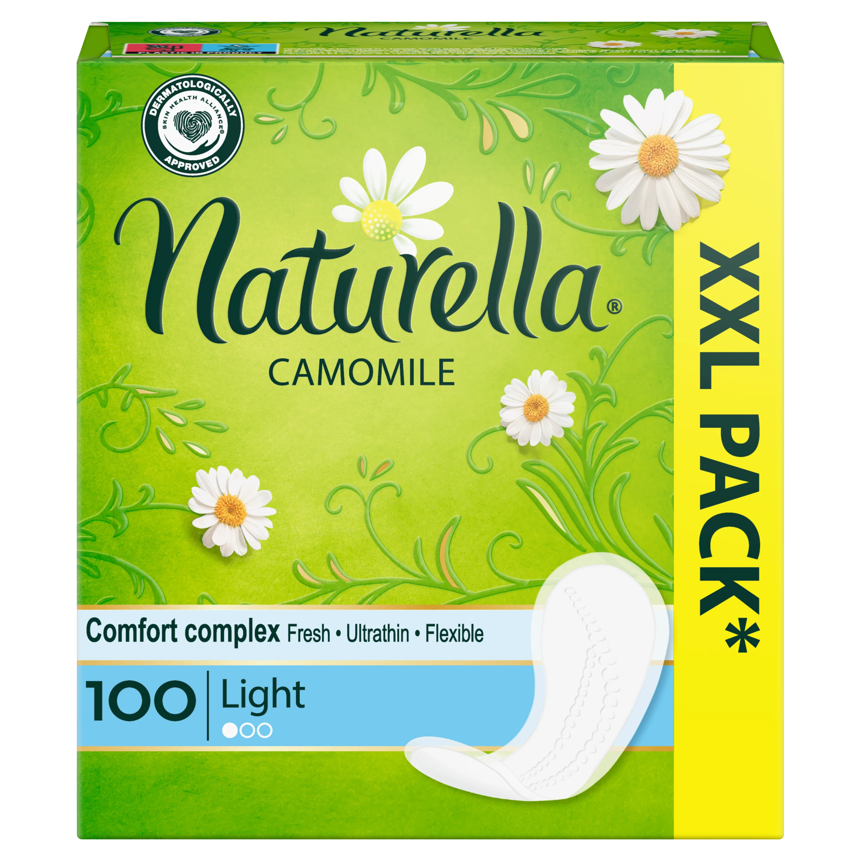 Naturella Light Camomile wkładki higieniczne, 100 sztuk