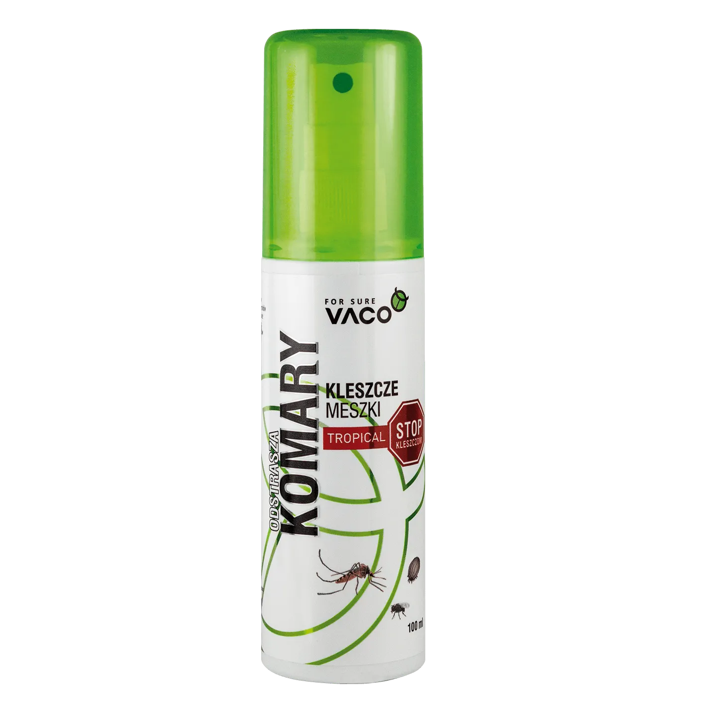 VACO Płyn na komary, kleszcze i meszki (pump spray), 100 ml 