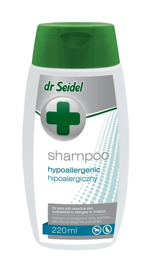 dr Seidel szampon hipoalergiczny dla psów i kotów, 220 ml