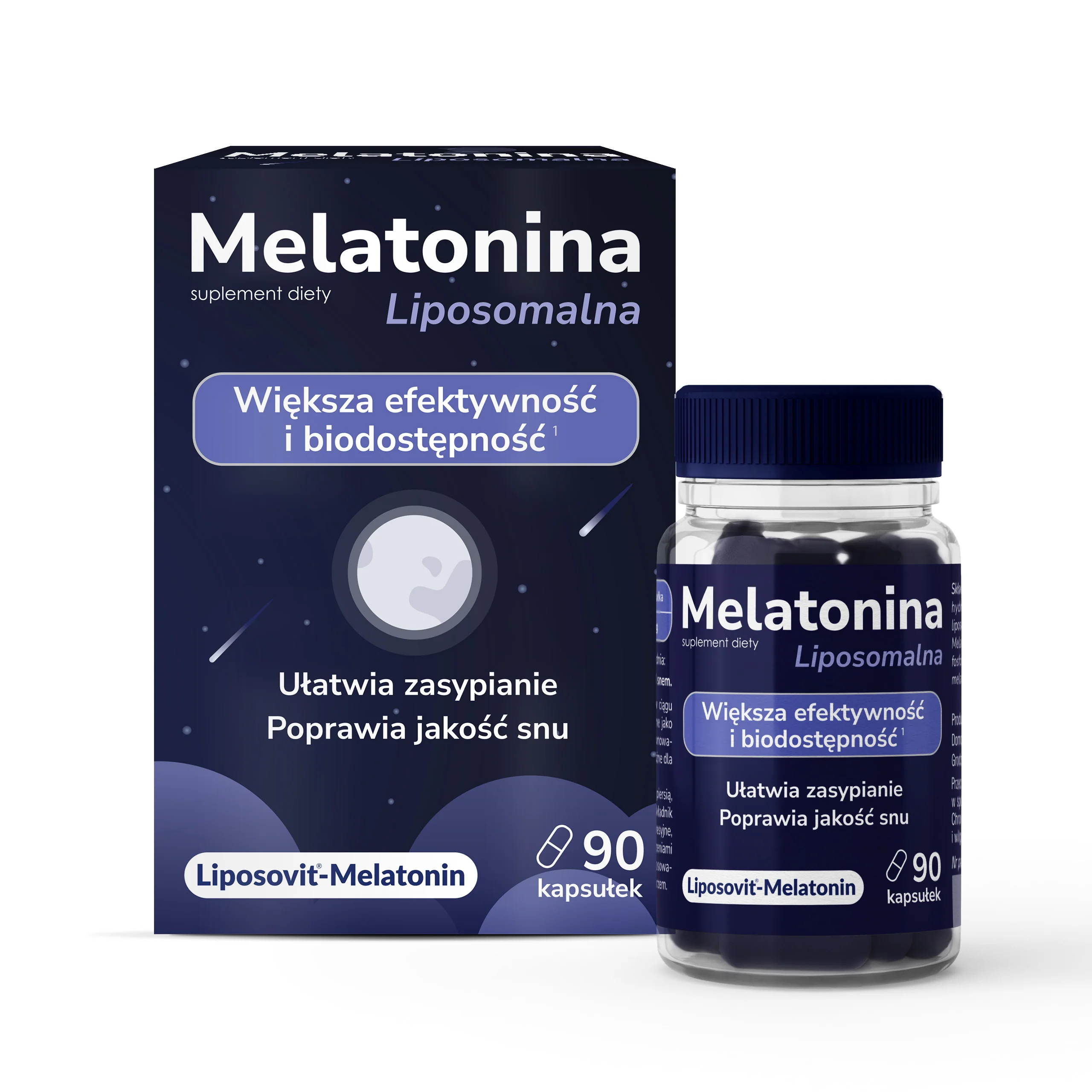 Domowa Apteczka Melatonina Liposomalna 90 kapsułek