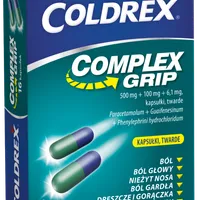 Coldrex Complex Grip, 500 mg + 100 mg + 6,1 mg, 16 kapsułek twardych