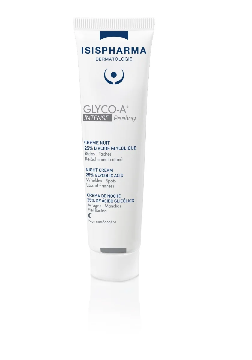 Isispharma Glyco-A Intense Peeling Krem na noc z 25% kwasem glikolowym, 30 ml