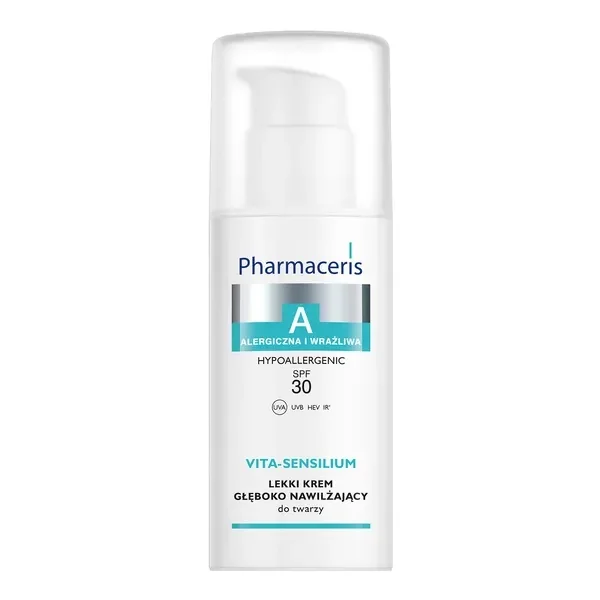Pharmaceris A Vita-sensilium lekki krem głęboko nawilżający do twarzy, SPF 30, 50 ml