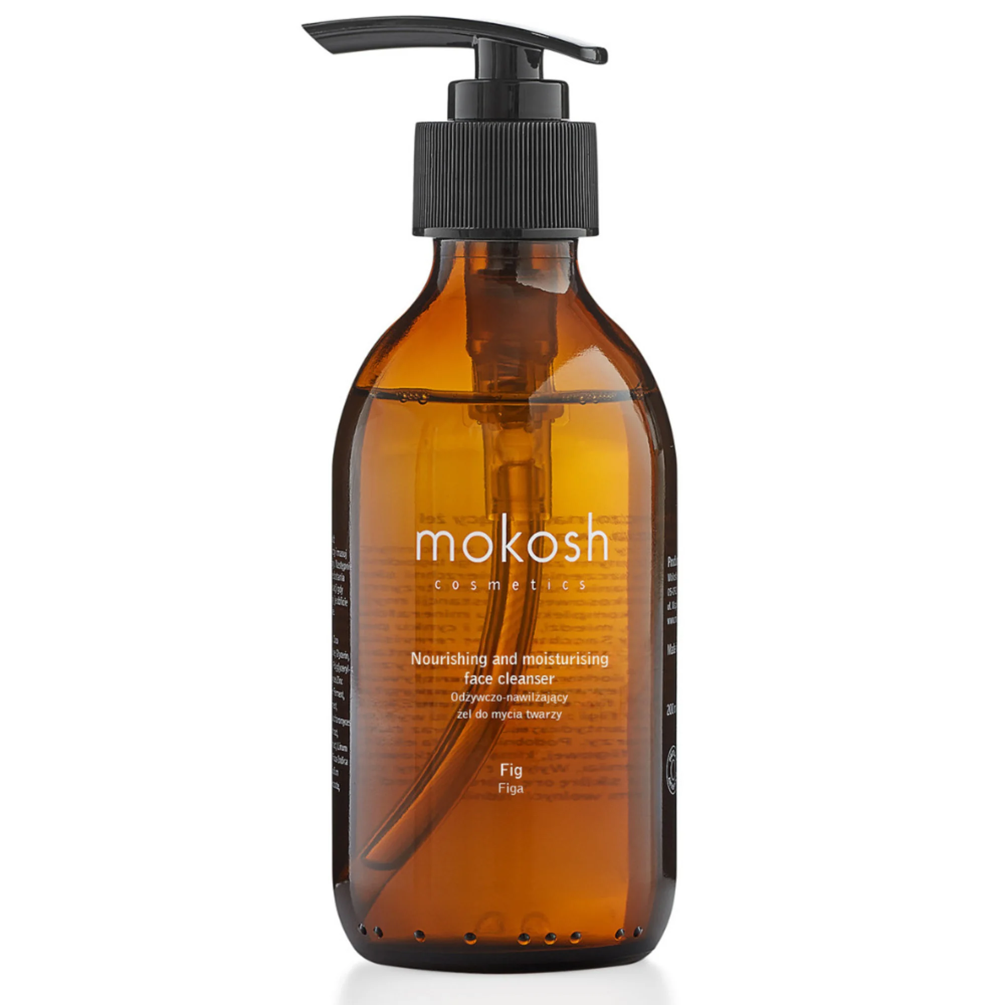 Mokosh Odżywczo-nawilżający żel do mycia twarzy Figa, 200 ml