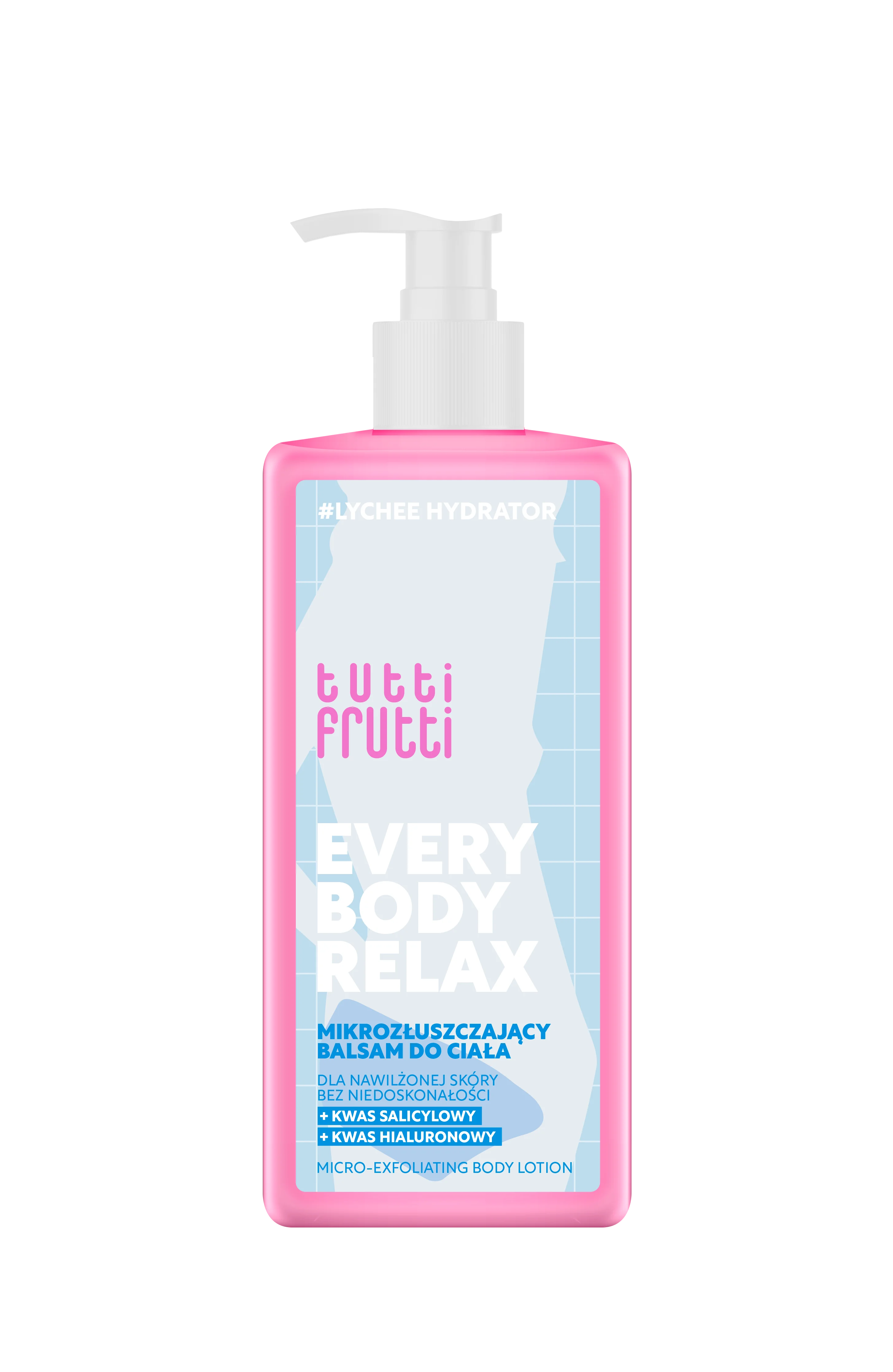 Tutti Frutti Everybody Relax #LycheeHydrator mikrozłuszczający balsam do ciała, 250 ml