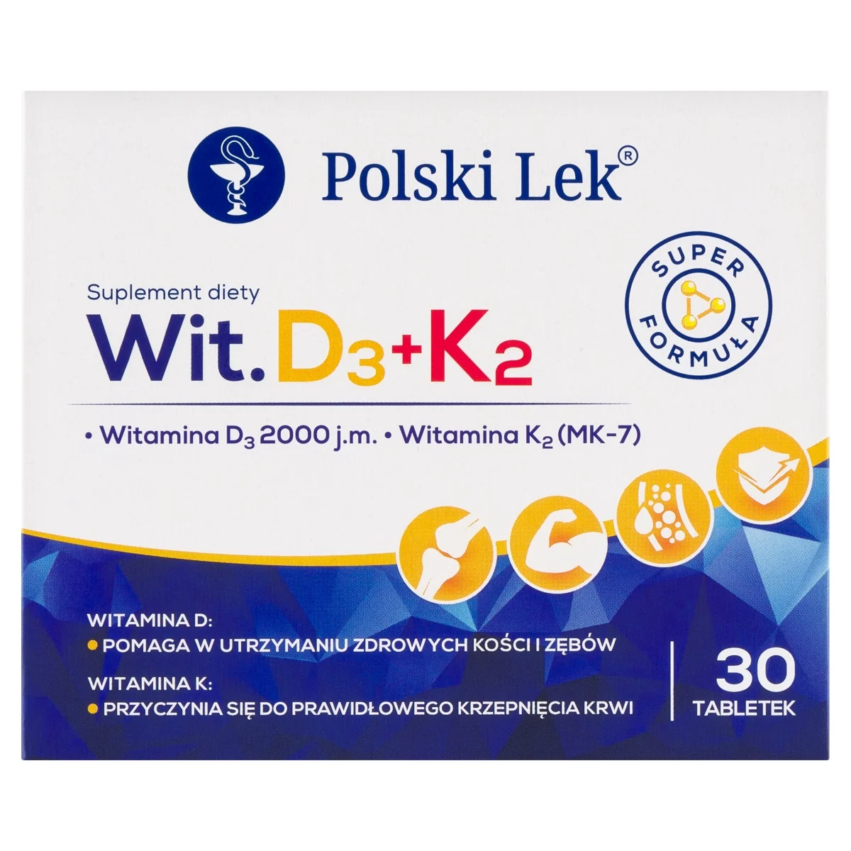 Sundovit D3+K2 30 tabletek