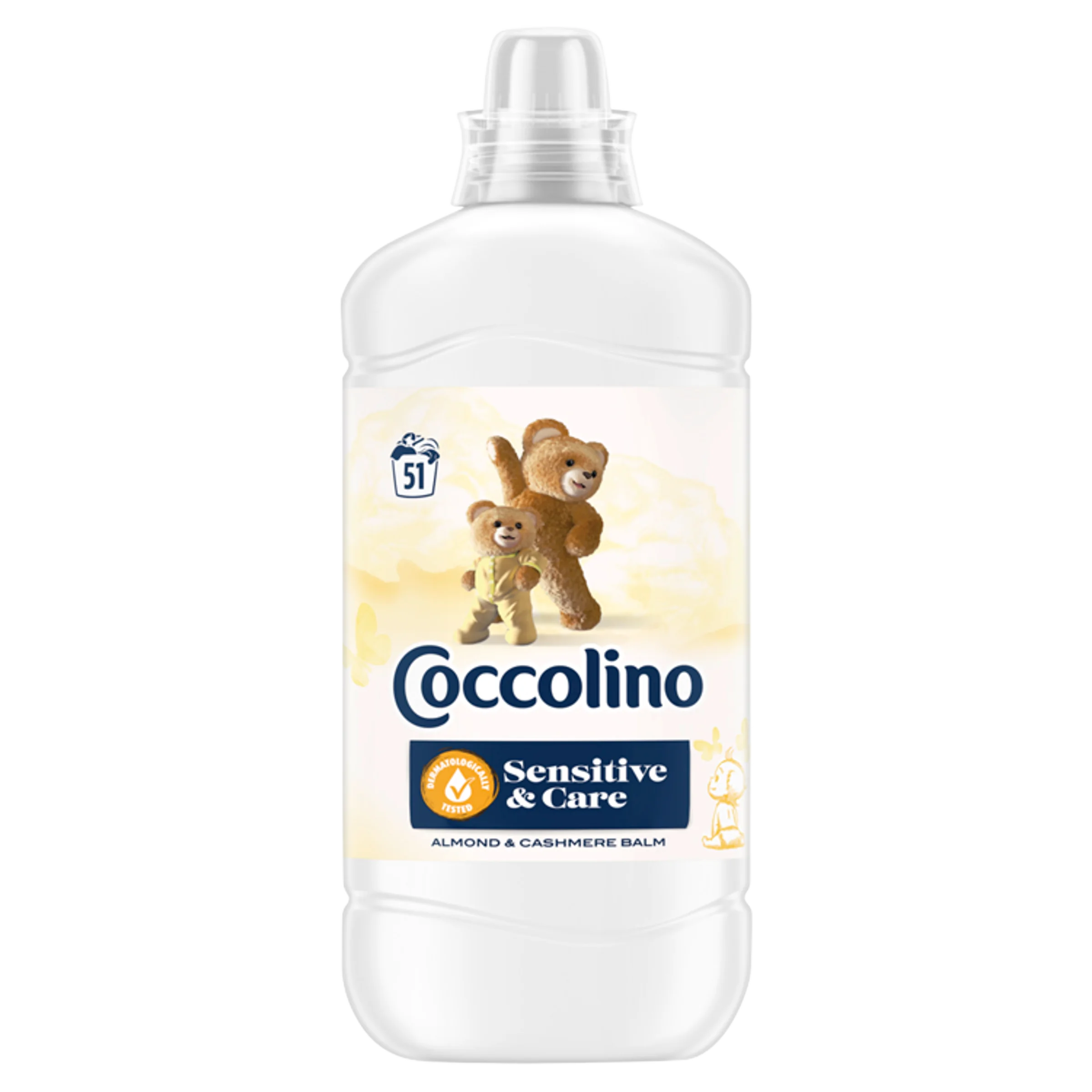Coccolino Sensitive & Care Płyn do płukania tkanin Almond & Cashmere Balm, 1275 ml
