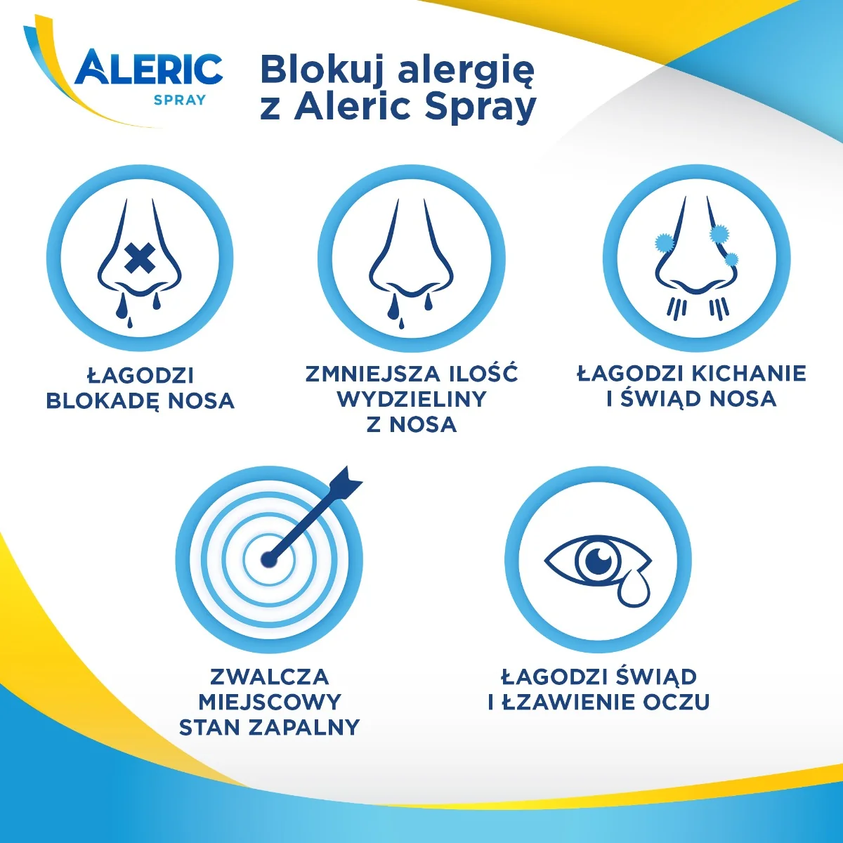Aleric Spray 50 mcg/dawkę aerozol do nosa, zawiesina, 60 dawek