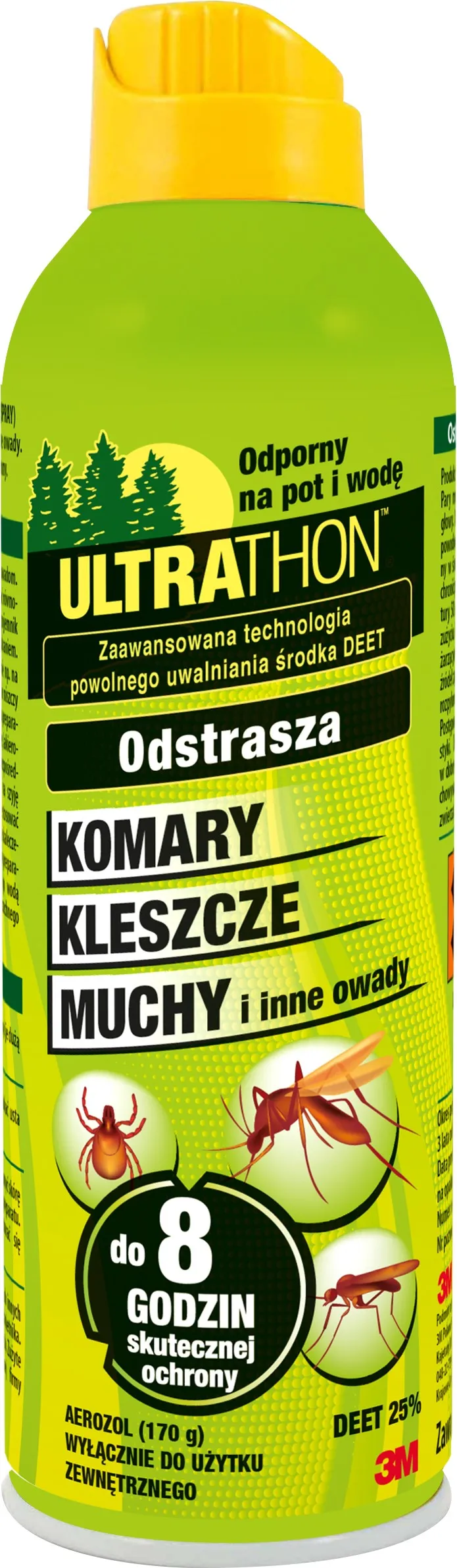 Ultrathon 25% DEET, spray na komary I kleszcze, 170 g