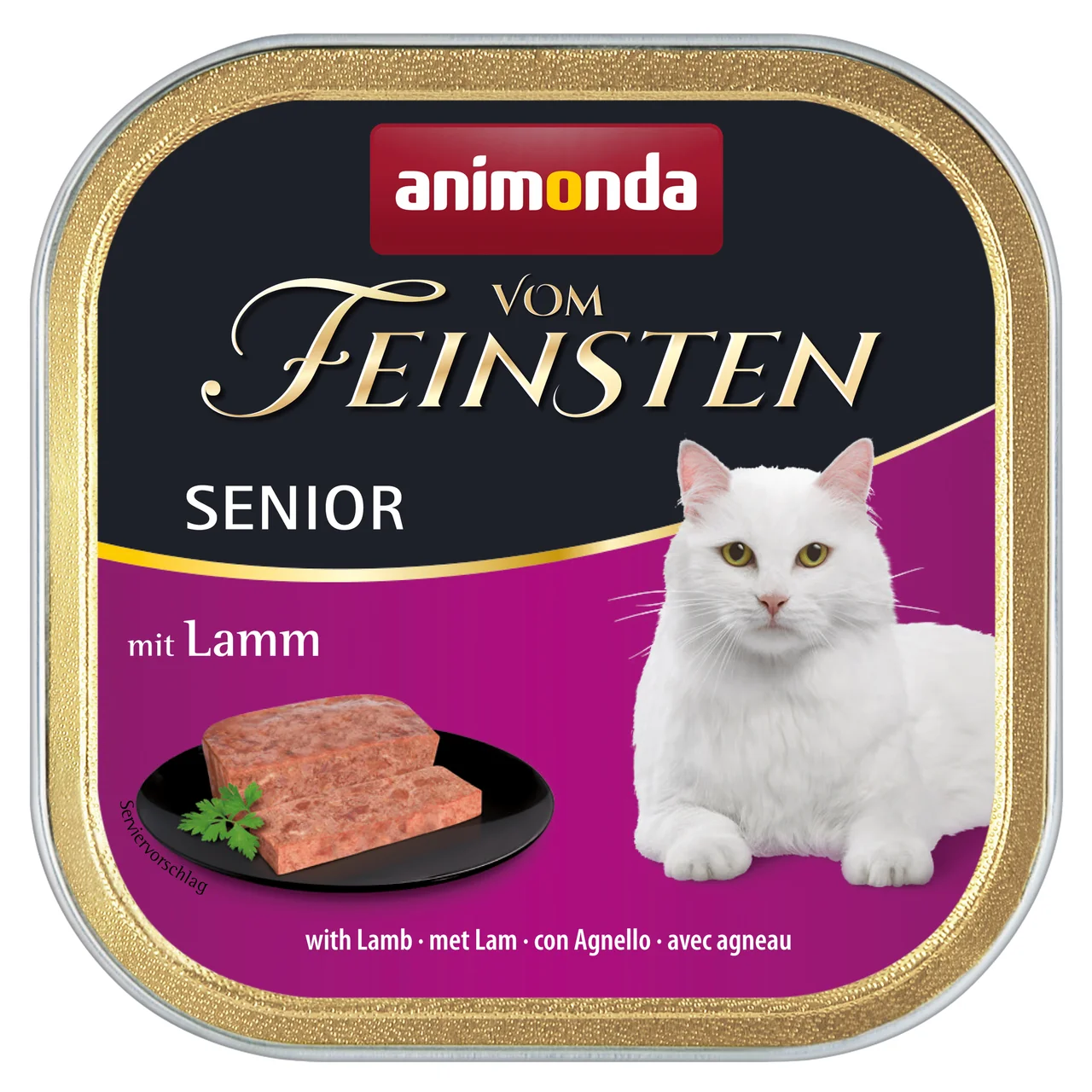 Animonda Vom Feinsten Senior mokra karma dla kotów z jagnięciną, 100 g