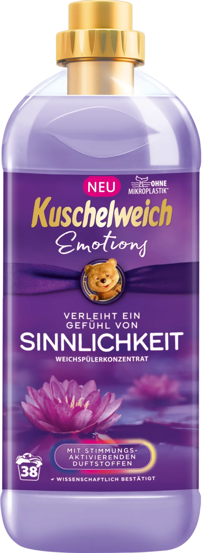 Kuschelweich Emotions Sinnlichkeit płyn do płukania, 1 l, 38 prań
