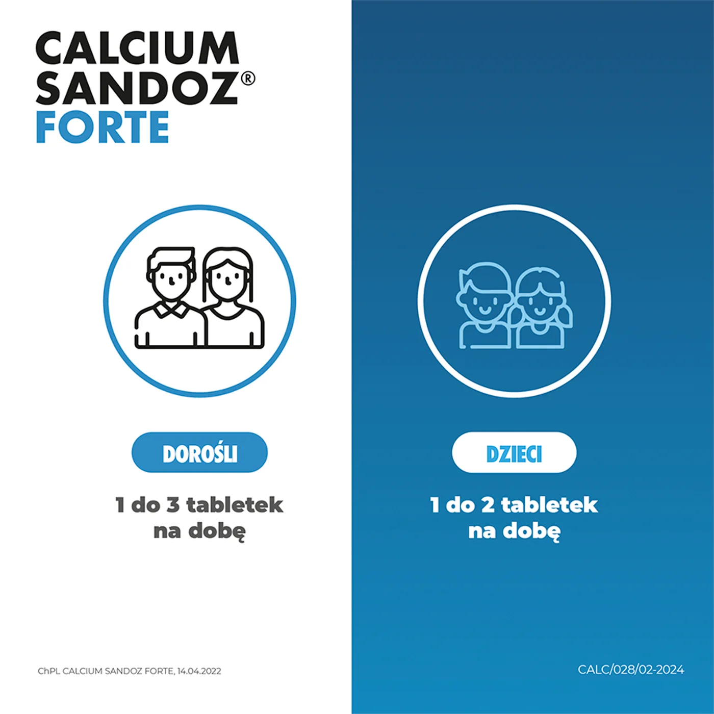 Calcium-Sandoz Forte 500 mg, tabletki musujące
