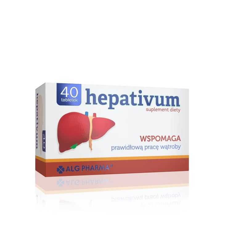 Hepativum suplement diety, 40 tabletek