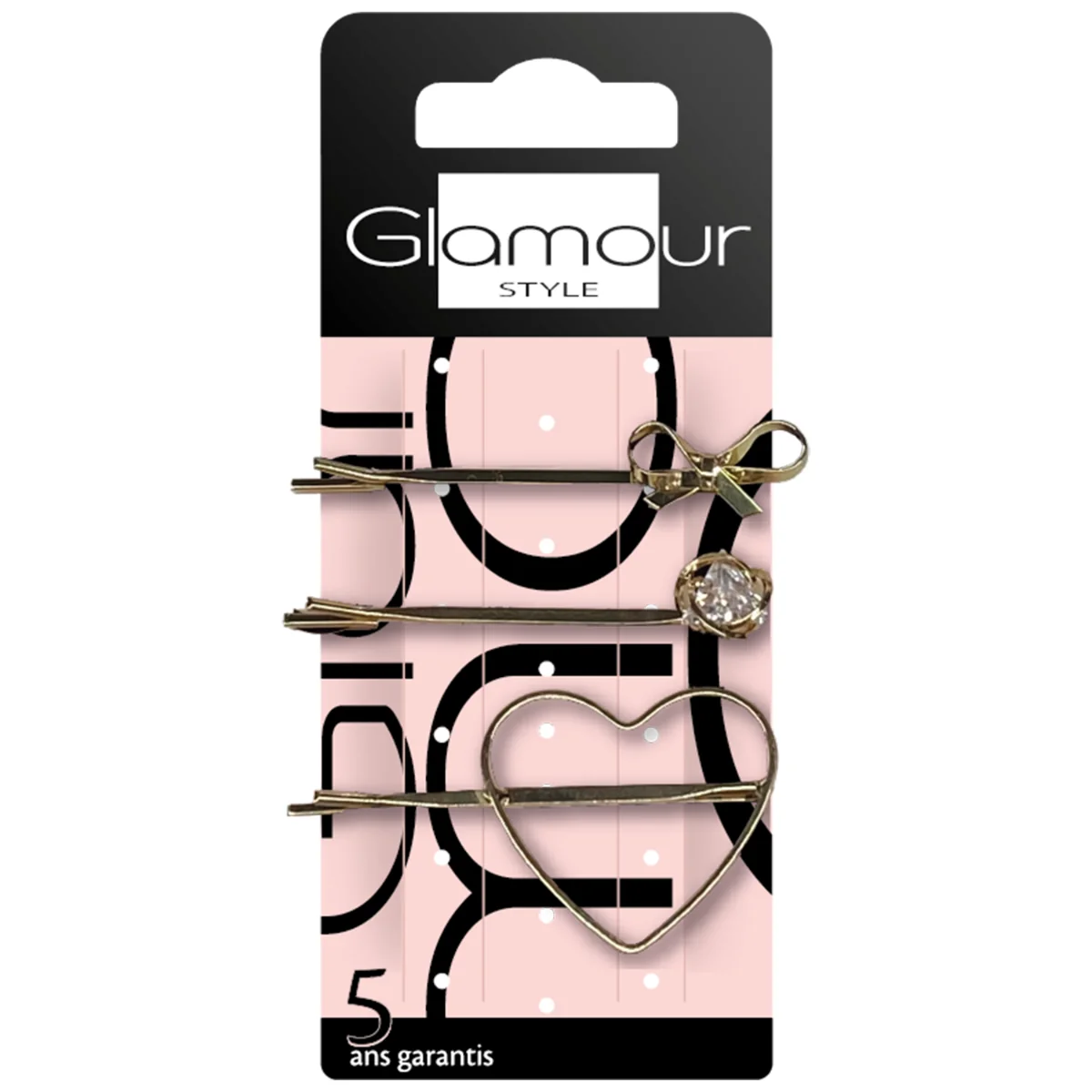 Inter-Vion Glamour Style wsuwki ozdobne, 3 szt.