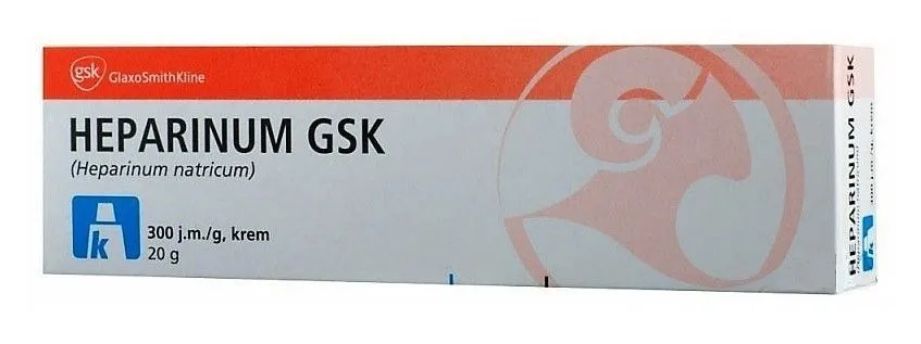 Heparinum GSK, 300 j.m./g. krem 20 g
