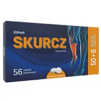 Zdrovit Skurcz, suplement diety, 50 tabletek + 6 tabletek gratis