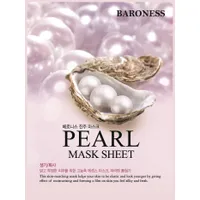 Baroness Maska w płachcie rozświetlająca z ekstraktem z pereł, 21 g