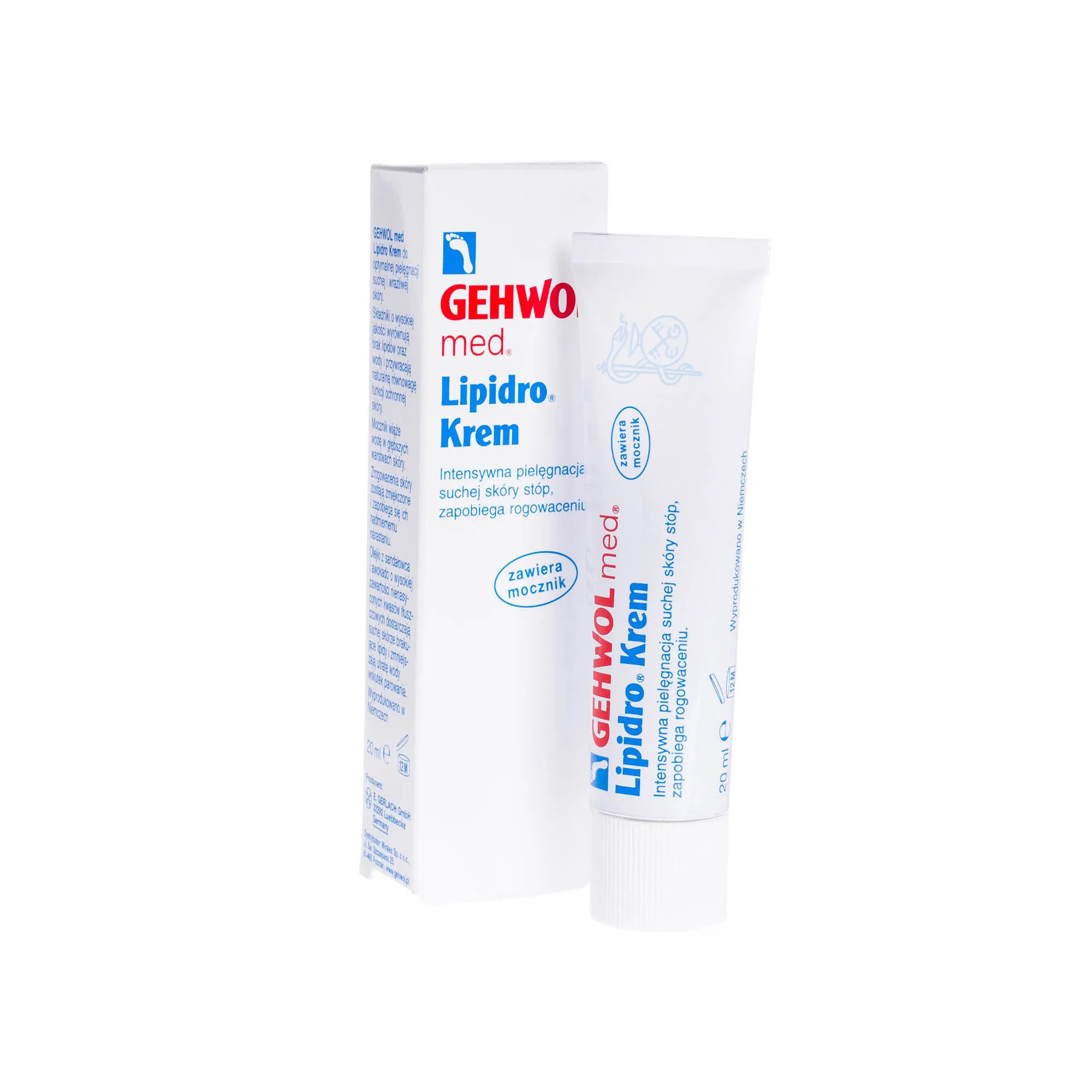 GEHWOL Lipidro- intensywna pielęgnacja suchej skóry stóp, 20 ml