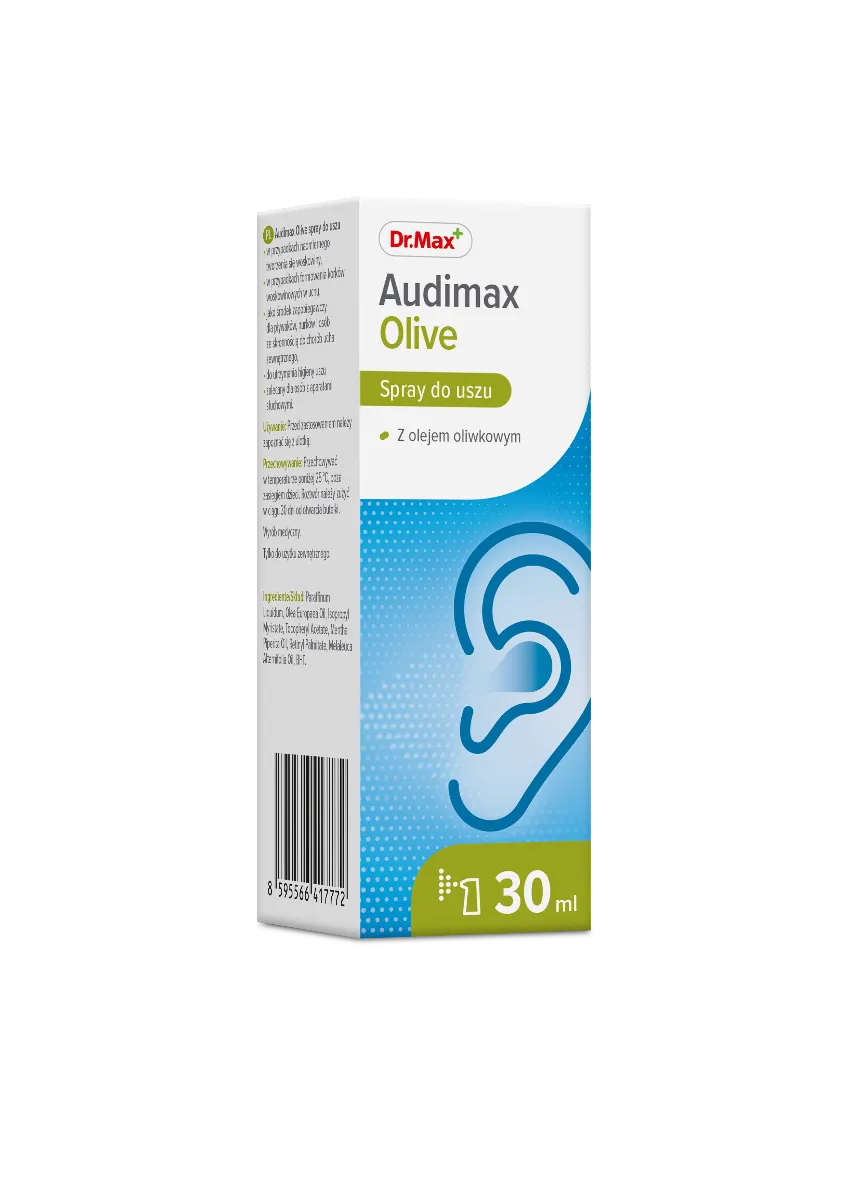 Audimax Olive Dr.Max, spray do uszu, 30 ml