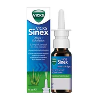 Vicks Sinex Aloes i Eukaliptus 0,5 mg/ml, aerozol, 15 ml