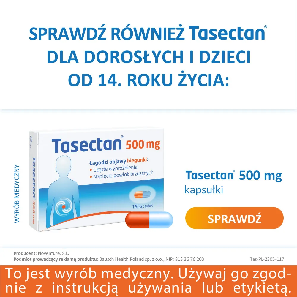 Tasectan 250 mg, 20 saszetek 