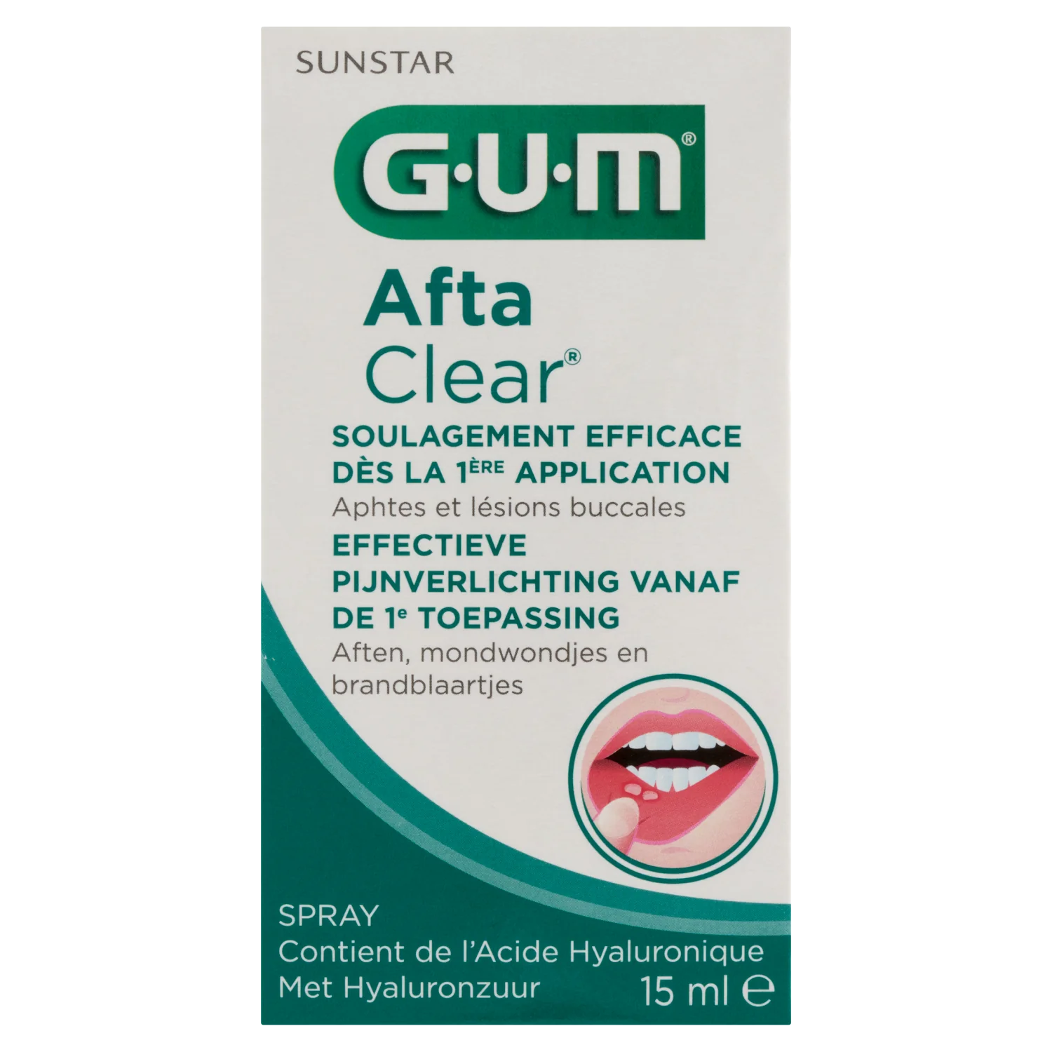 Sunstar Gum spray na afty, 15 ml