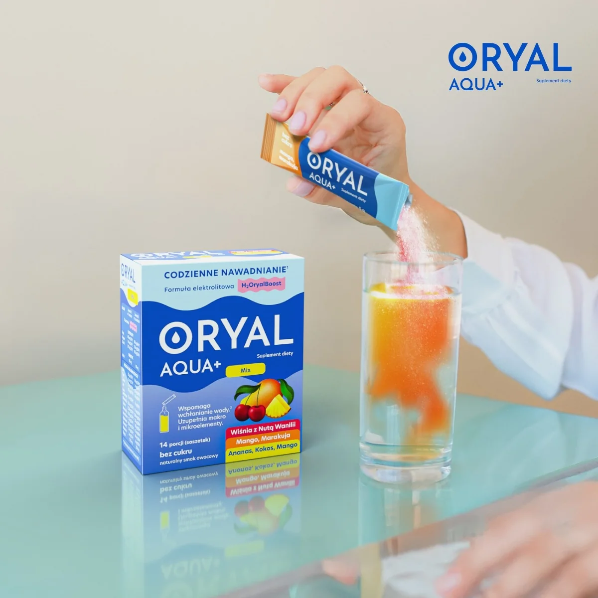 Oryal Aqua+ MIX 14 saszetek