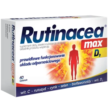 Rutinacea Max D3, 60 tabletek 