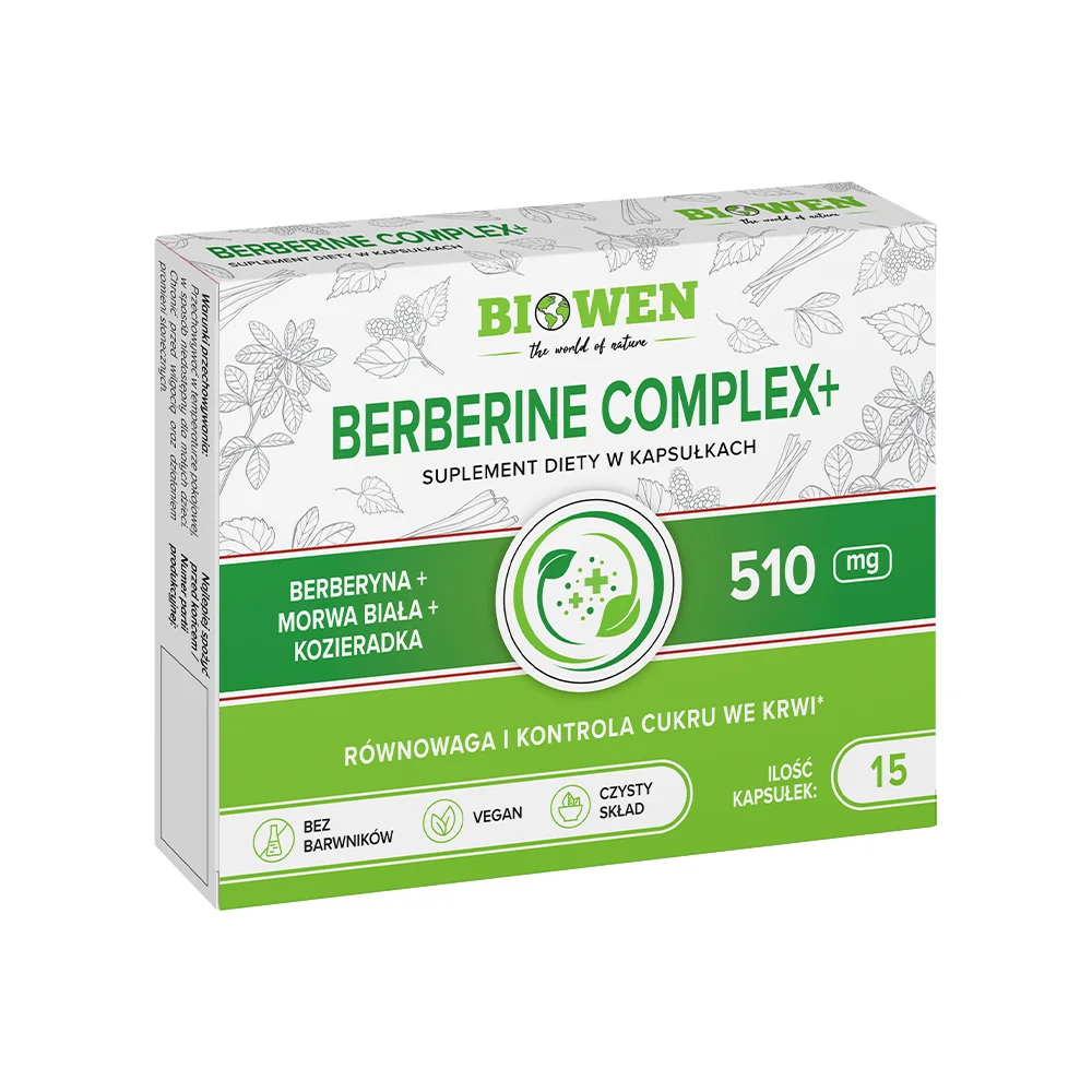 BIOWEN Berberine Complex+ 15 kapsułek