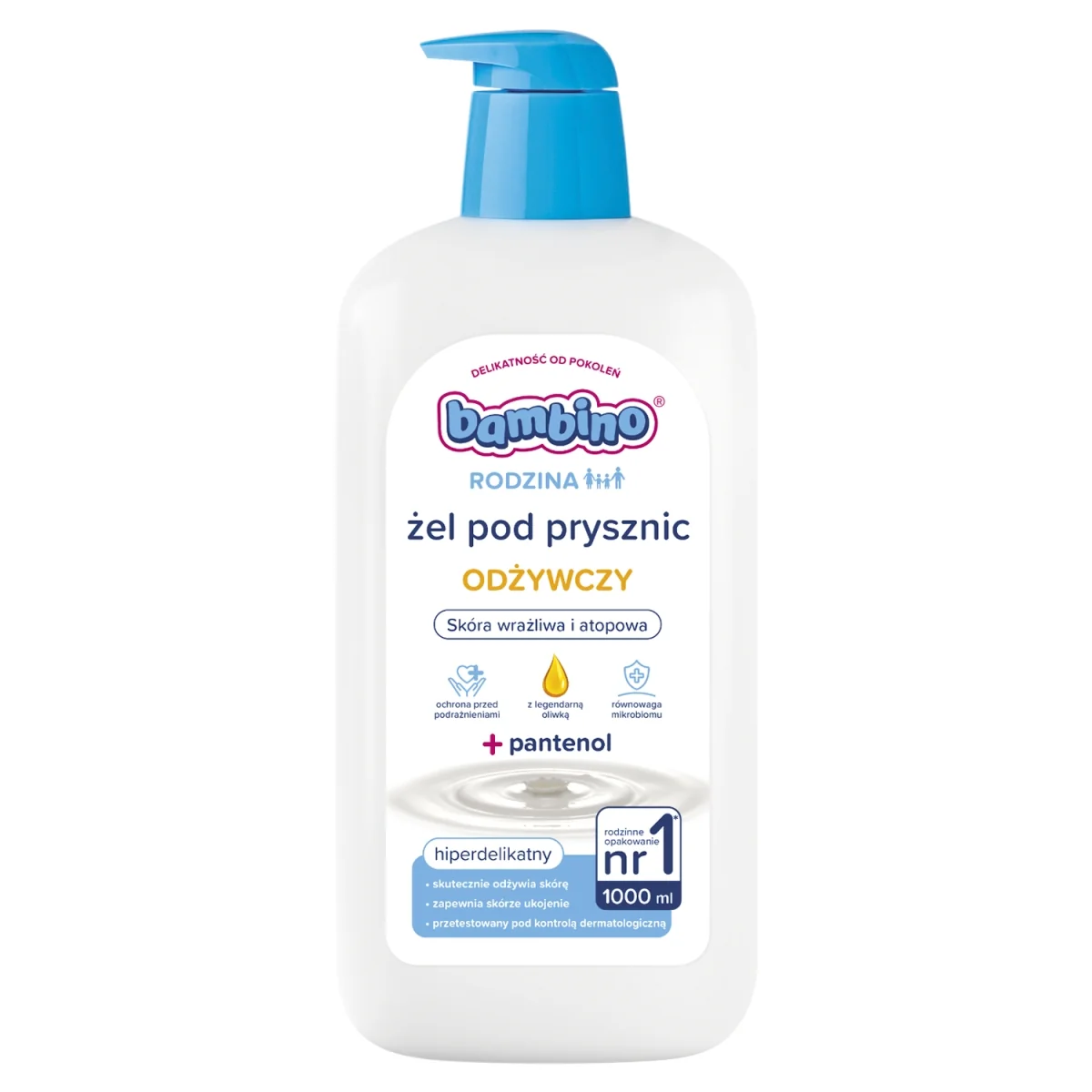 Bambino Rodzina odżywczy żel pod prysznic, 1000 ml