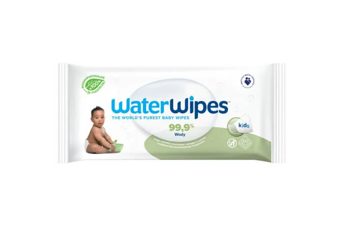 WaterWipes Soapberry chusteczki nasączane wodą dla noworodków, 60 szt.