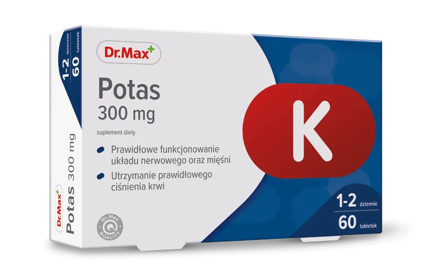 Potas Dr.Max, suplement diety, 60 tabletek