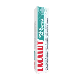 Lacalut Extra Sensitive, Pasta do zębów, 75 ml 