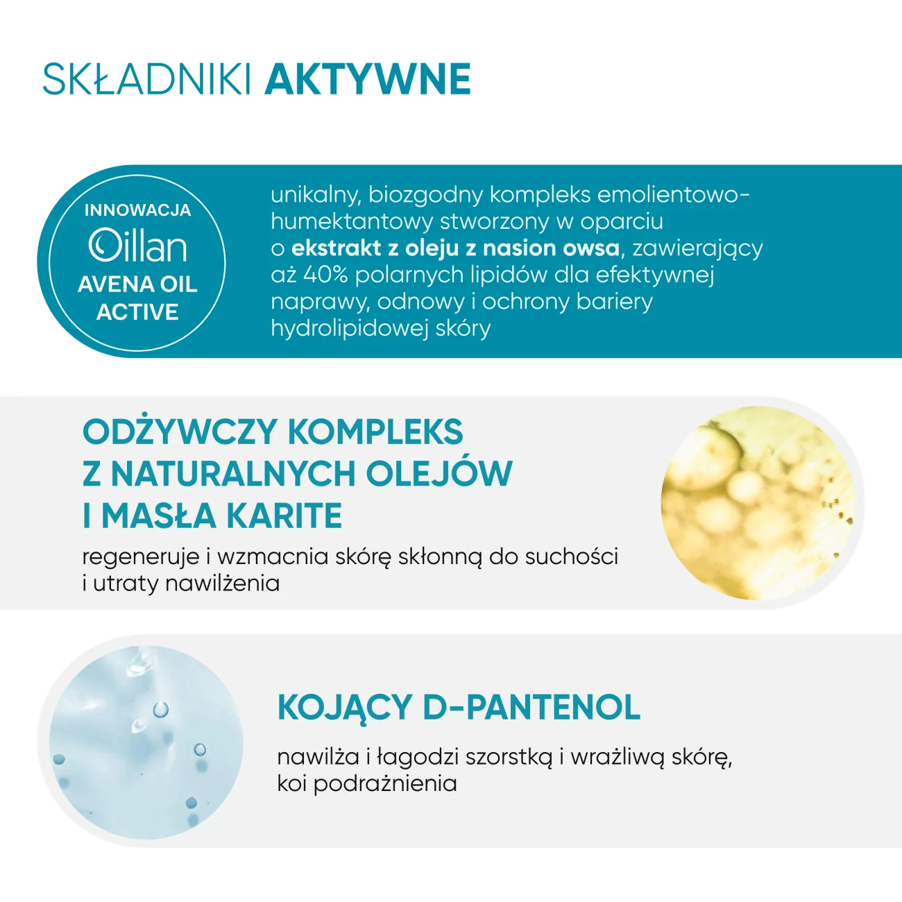 Oillan nawilżający dermo-krem do twarzy i ciała, 500 ml