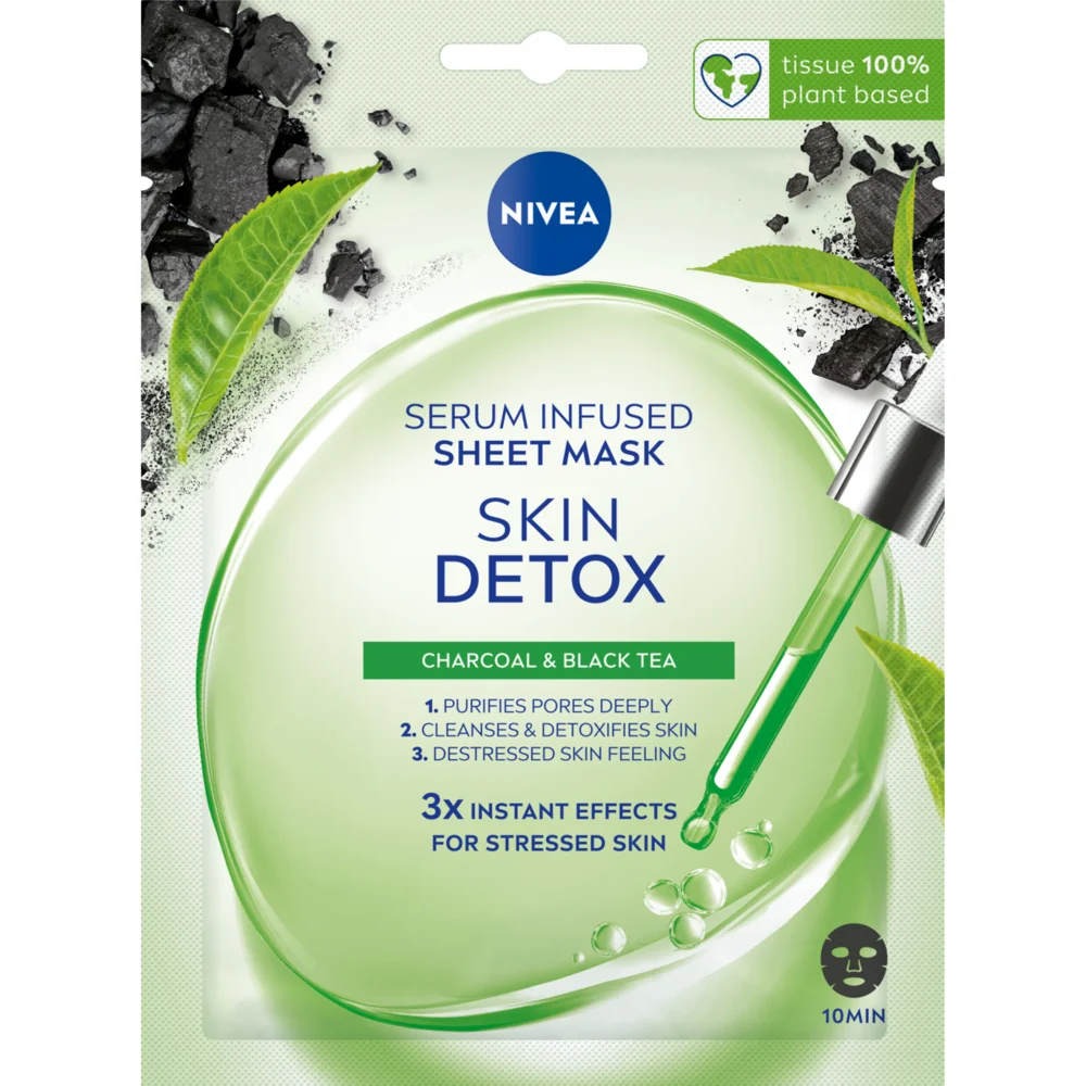 Nivea Skin Detox maska w płachcie, 1 sztuka