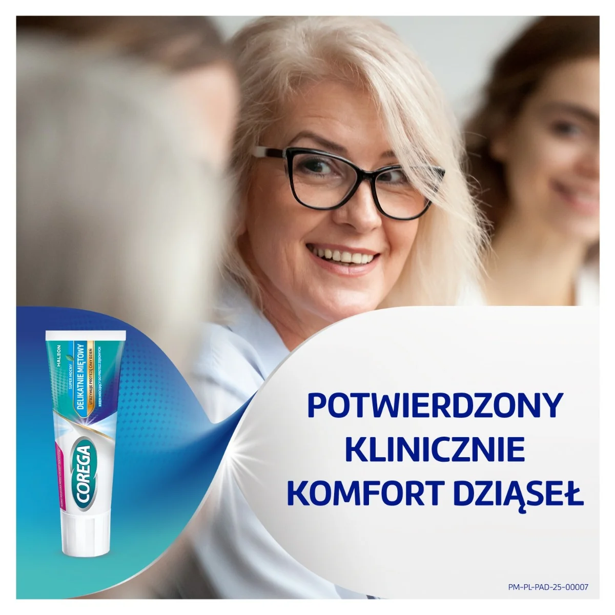Corega Super Mocny krem mocujący do protez zębowych, smak delikatnie miętowy, 40 g