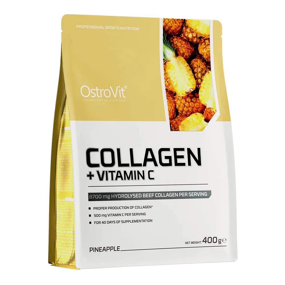 OstroVit Kolagen + Witamina C ananas, 400 g