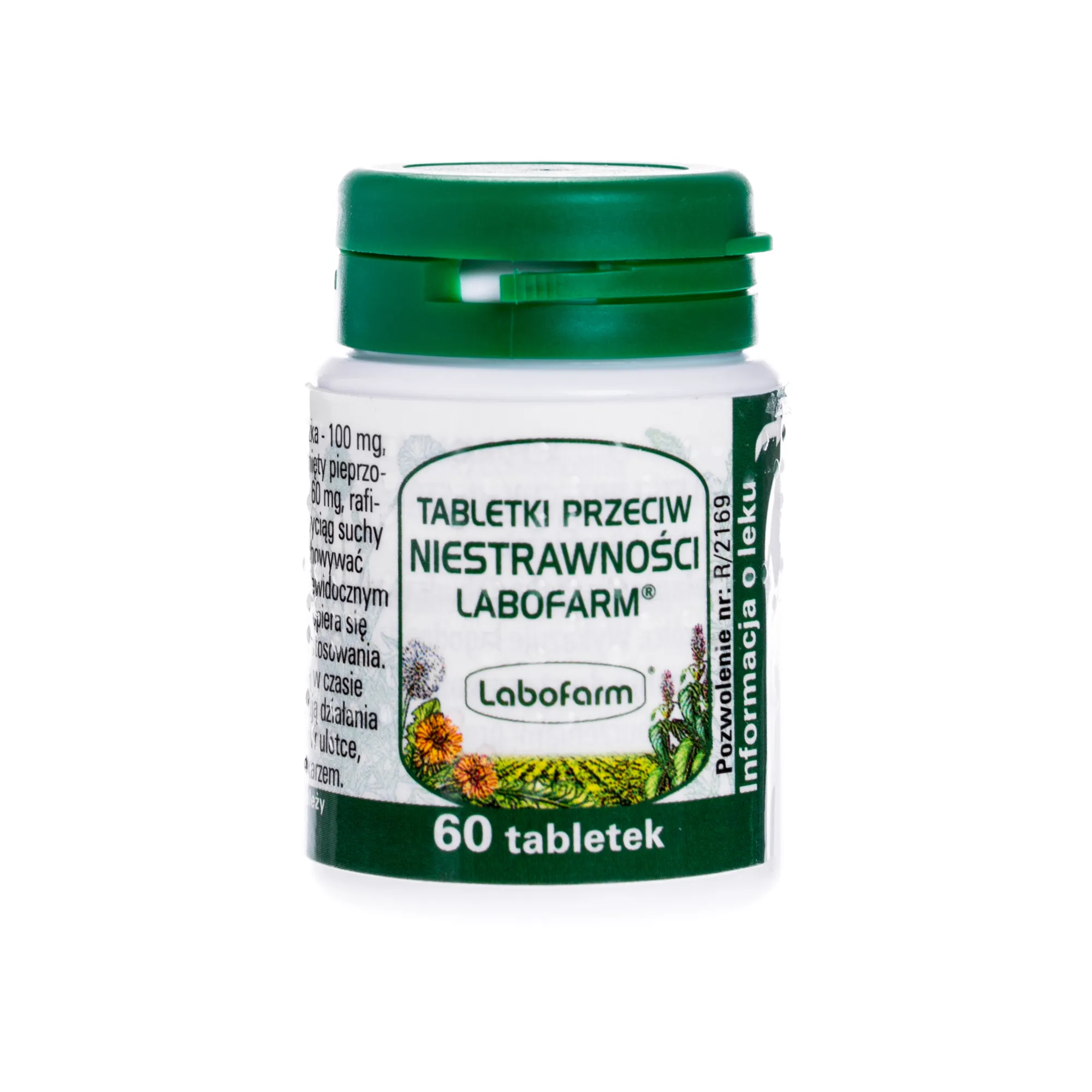 Tabletki przeciw niestrawności Labofarm, 60 tabletek 