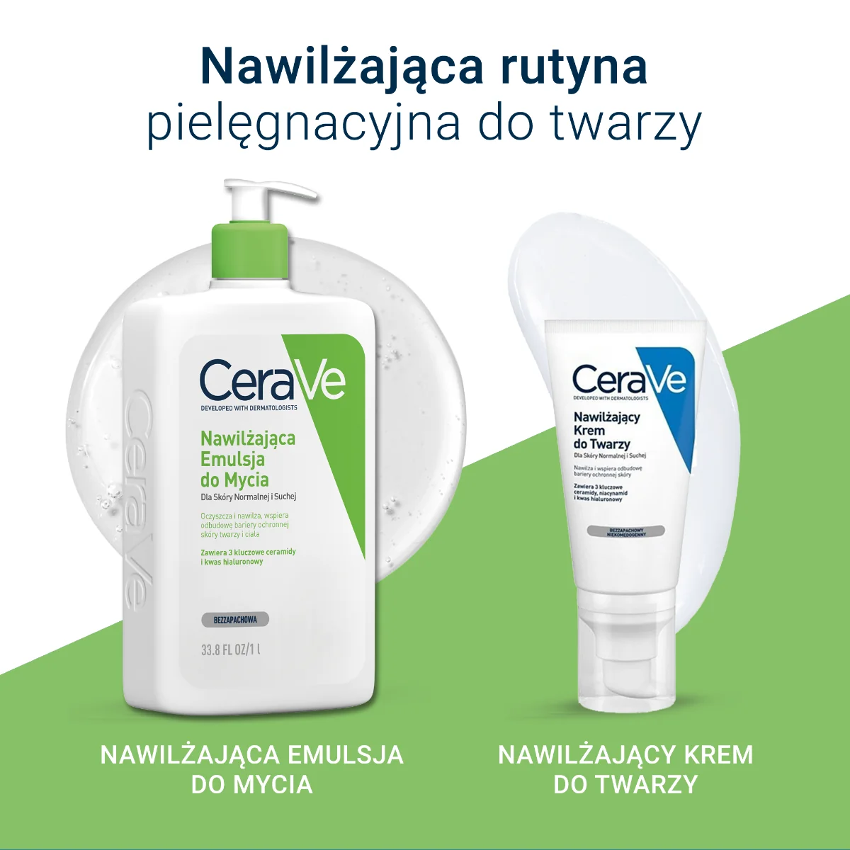 CeraVe emulsja nawilżająca do mycia, 1000 ml