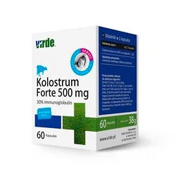 Virde Kolostrum Forte suplement diety, 60 kapsułek