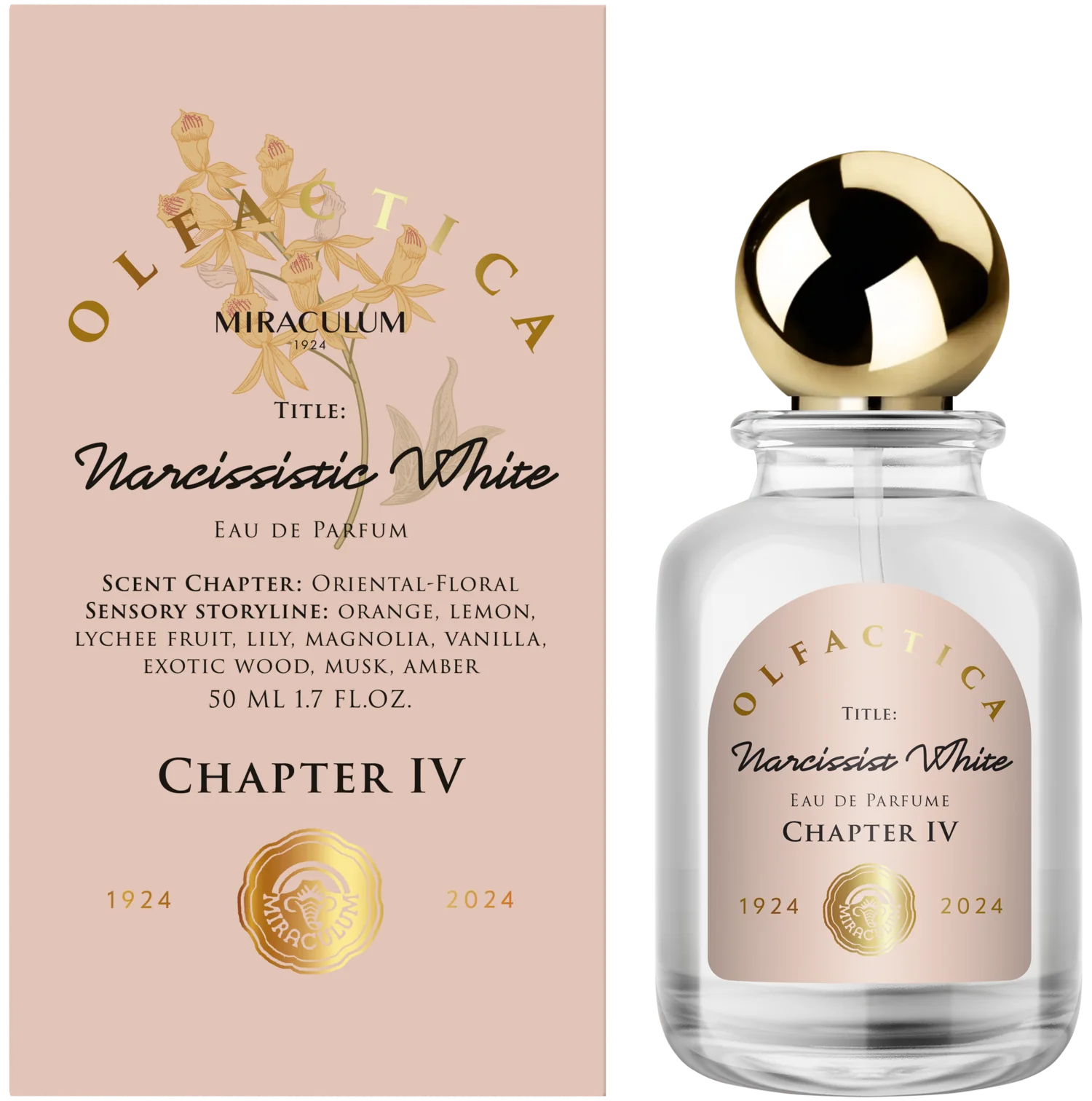 Miraculum Olfactica Narcissistic White woda perfumowana, 50 ml
