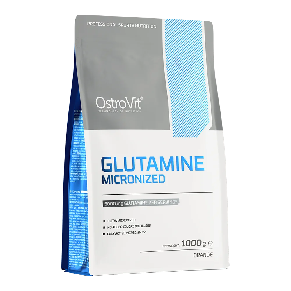 OstroVit Glutamina smak pomarańczowy, proszek, 1000 g