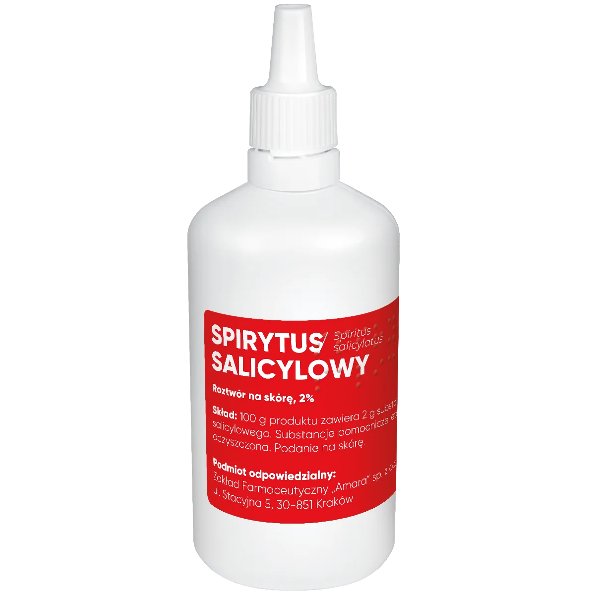 Amara spirytus salicylowy 2%, płyn na skórę, 100 g