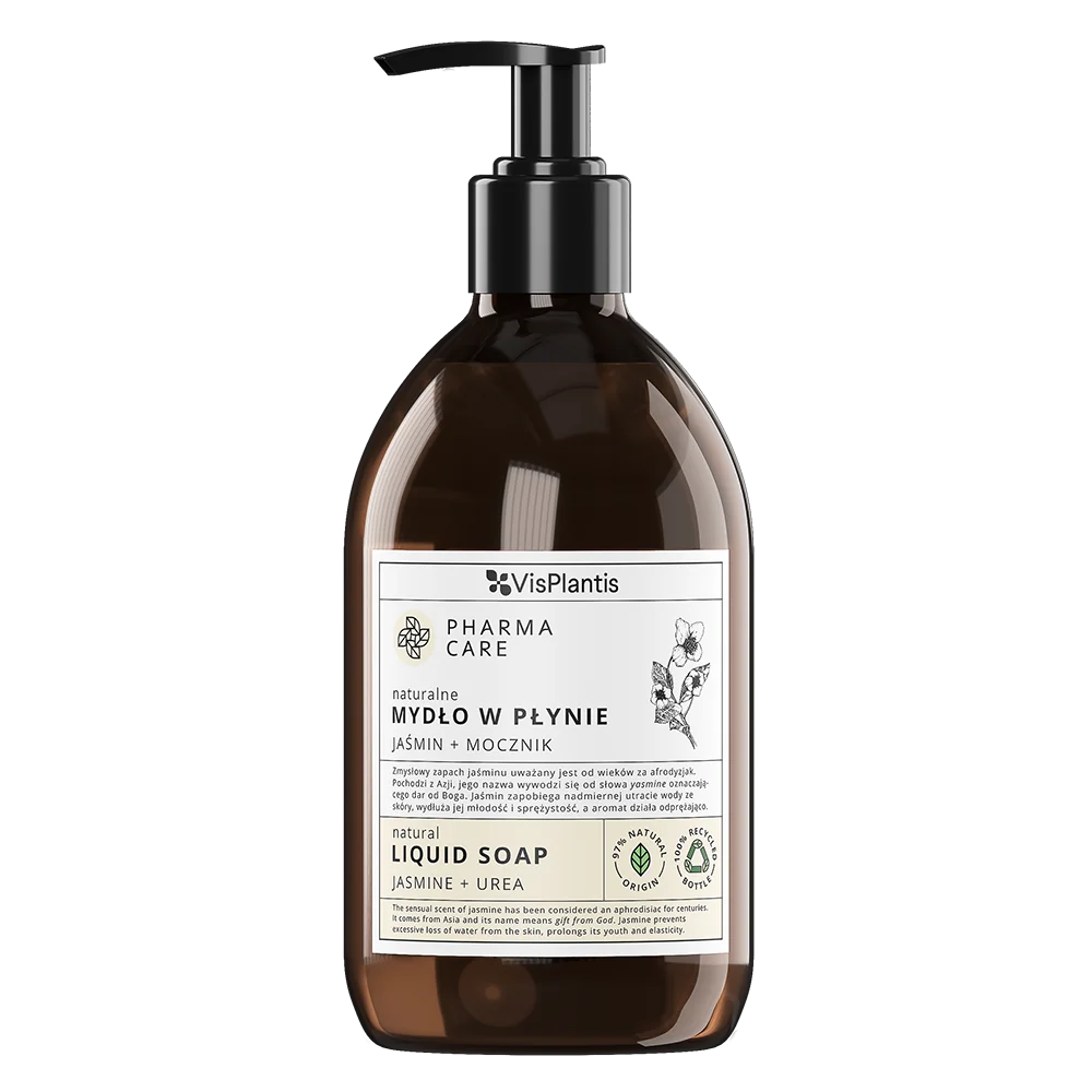VisPlantis Pharma Care naturalne mydło w płynie Jaśmin + mocznik, 500 ml