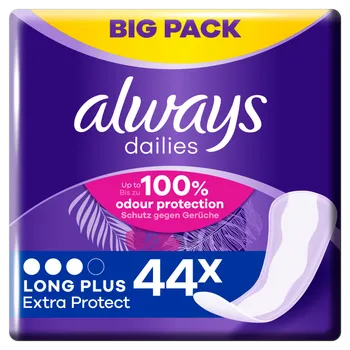 Always Dailies Extra Protect Long Plus wkładki higieniczne, 44 szt. 