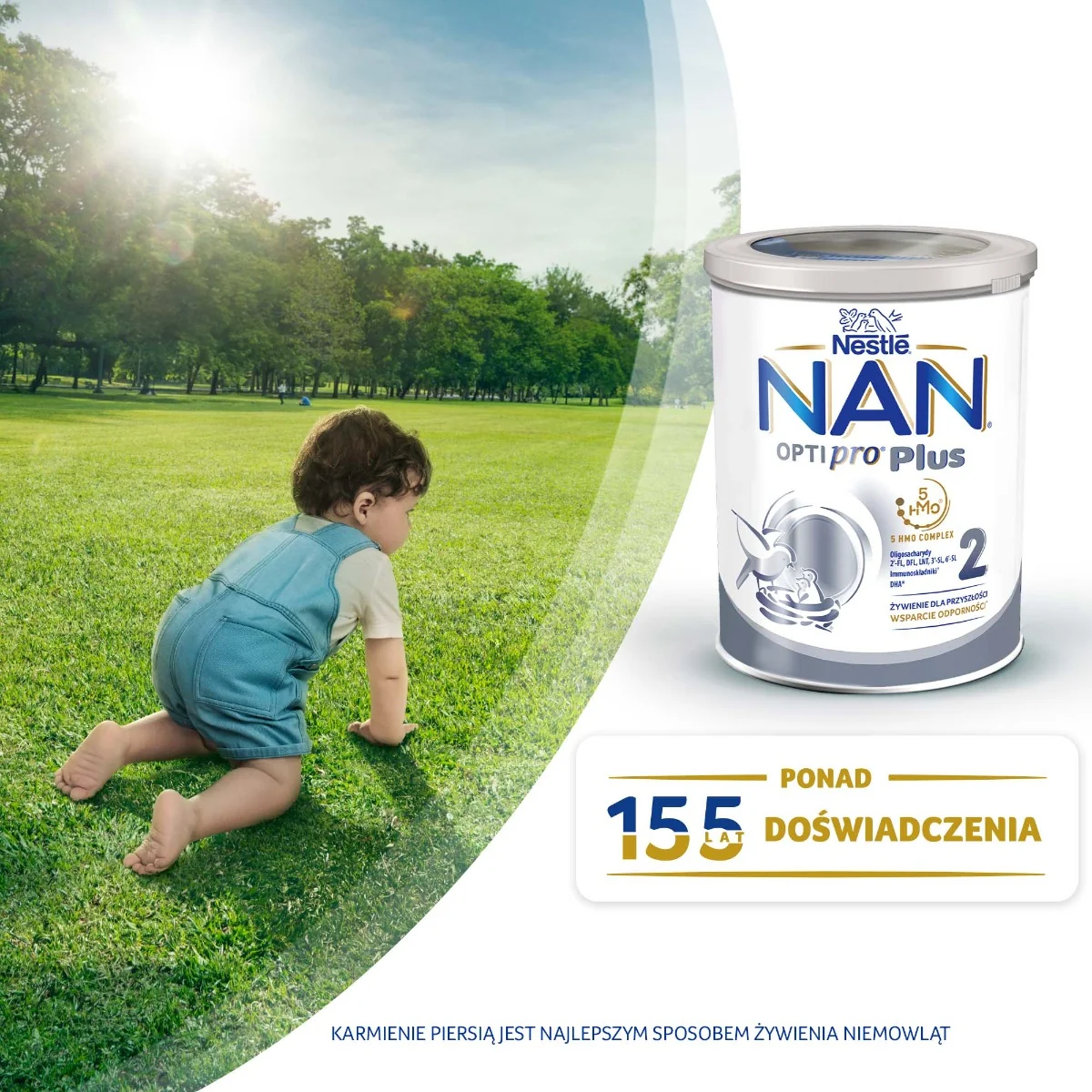 Nestle NAN Optipro Plus 2 HM-O 6x800 g, mleko modyfikowane powyżej 6 miesiąca
