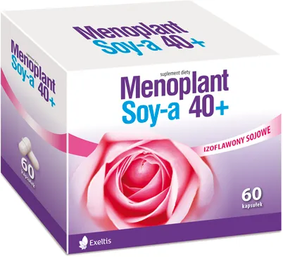 Menoplant Soy-a 40+, suplement diety, 60 kapsulek